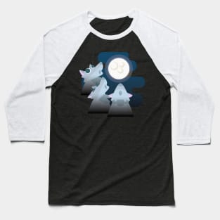 Three Wolf Moon Moon Baseball T-Shirt